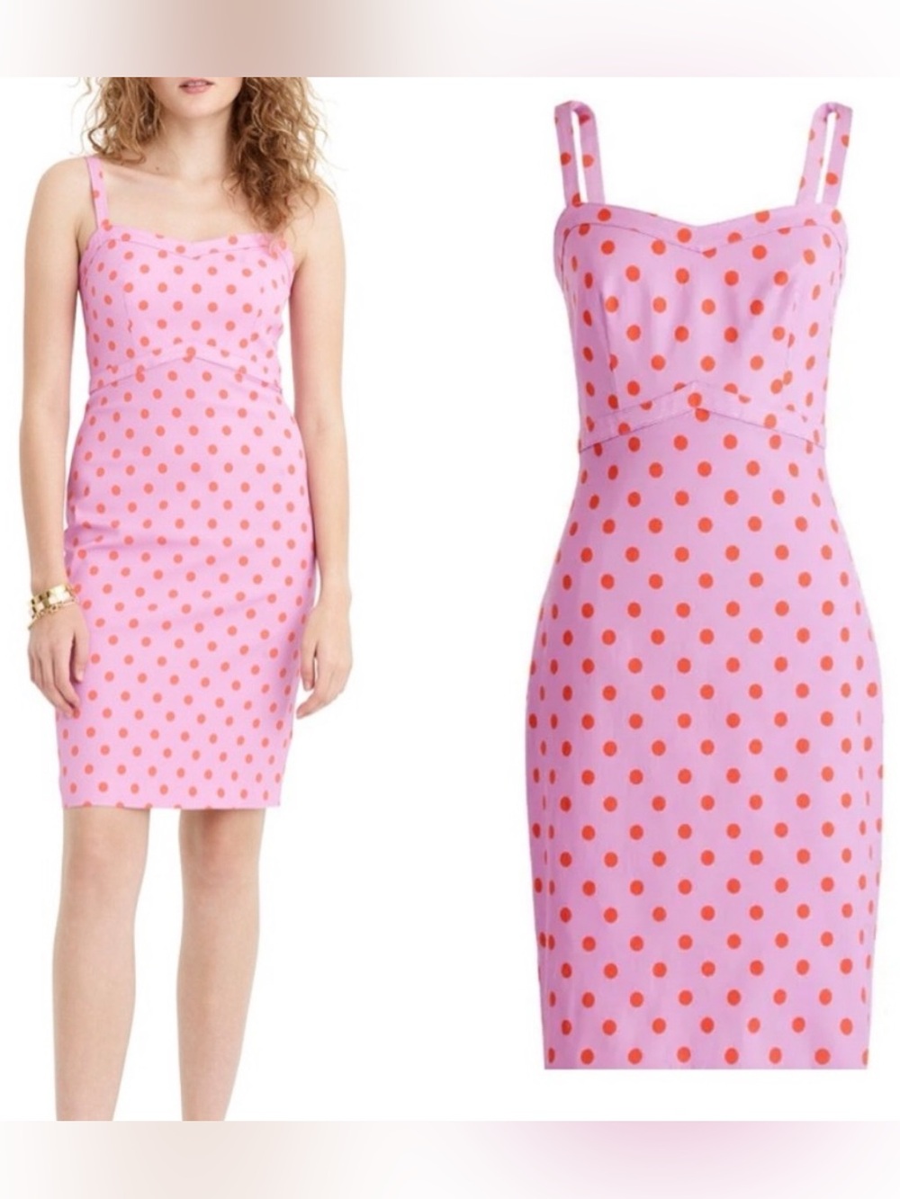 J. Crew All Over Polka Dot Dress - Picture 1 of 10